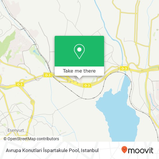 Avrupa Konutlari İspartakule Pool map