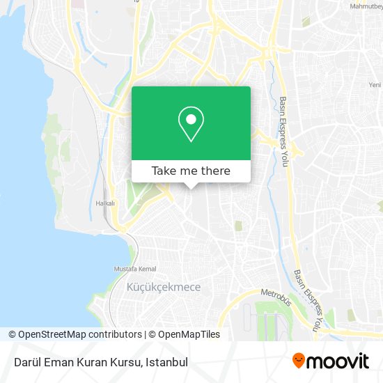 Darül Eman Kuran Kursu map