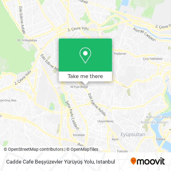 Cadde Cafe Beşyüzevler Yürüyüş Yolu map