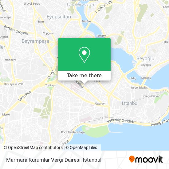 Marmara Kurumlar Vergi Dairesi map