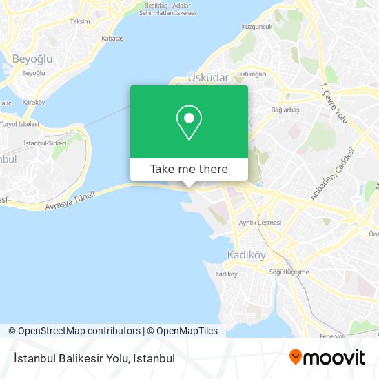 İstanbul Balikesir Yolu map