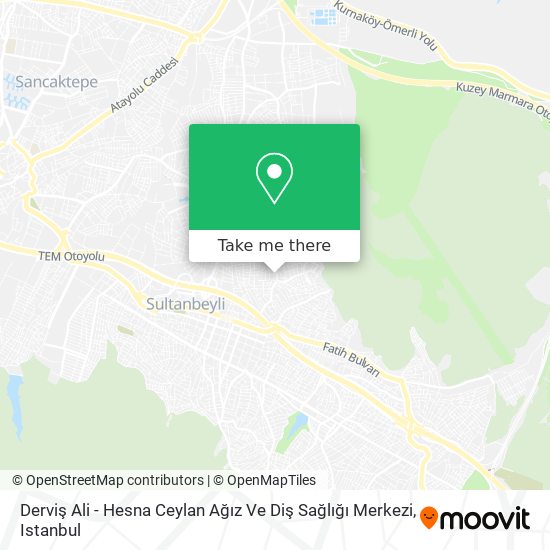Derviş Ali - Hesna Ceylan Ağız Ve Diş Sağlığı Merkezi map
