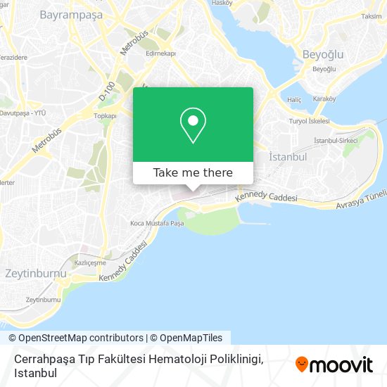 Cerrahpaşa Tıp Fakültesi Hematoloji Poliklinigi map