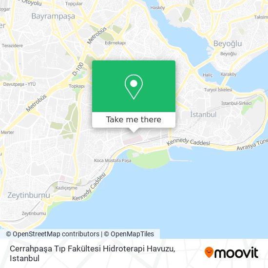 Cerrahpaşa Tıp Fakültesi Hidroterapi Havuzu map