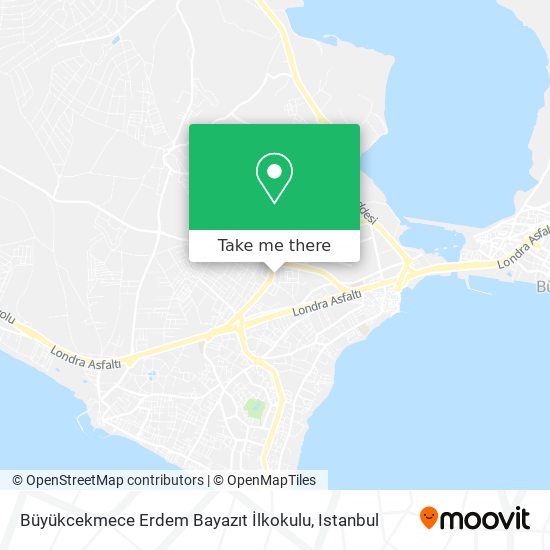 Büyükcekmece Erdem Bayazıt İlkokulu map