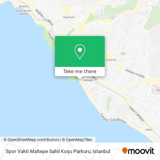 Spor Vakti Maltepe Sahil Koşu Parkuru map