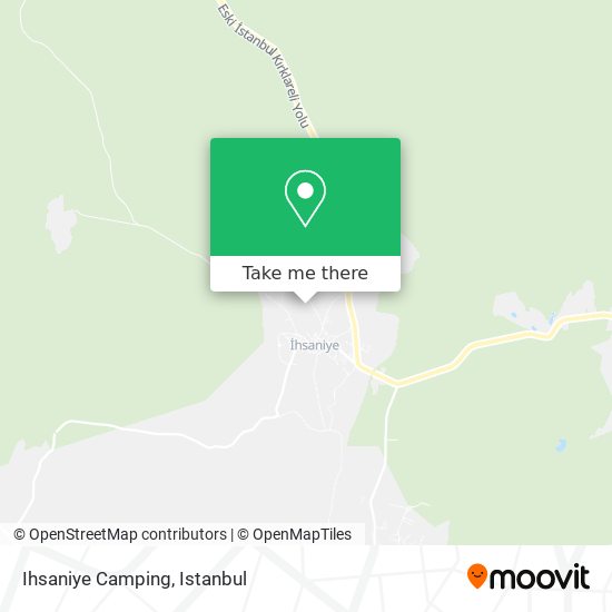 Ihsaniye Camping map