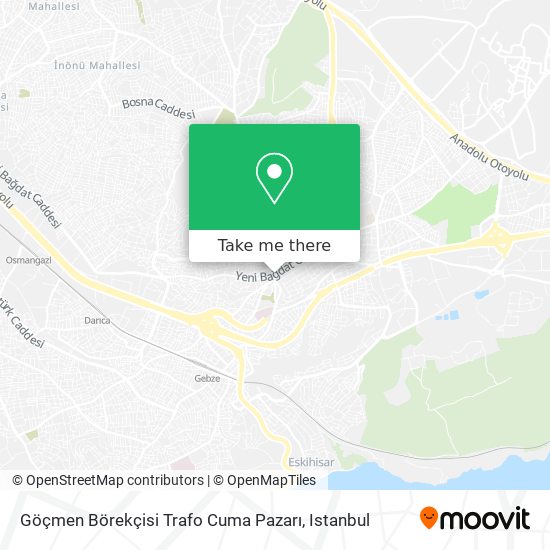 Göçmen Börekçisi Trafo Cuma Pazarı map