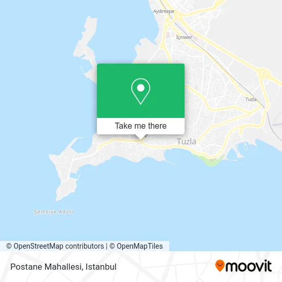 Postane Mahallesi map