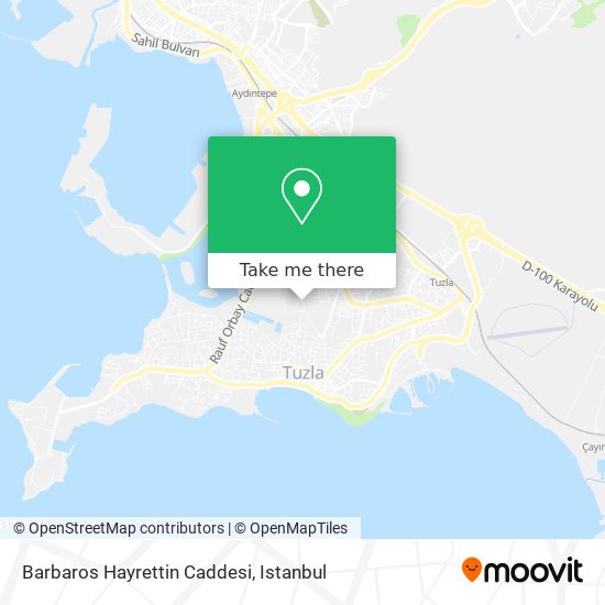 Barbaros Hayrettin Caddesi map