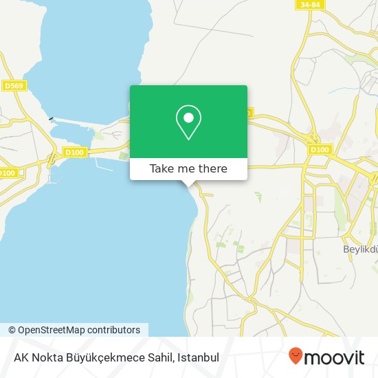 AK Nokta Büyükçekmece Sahil map