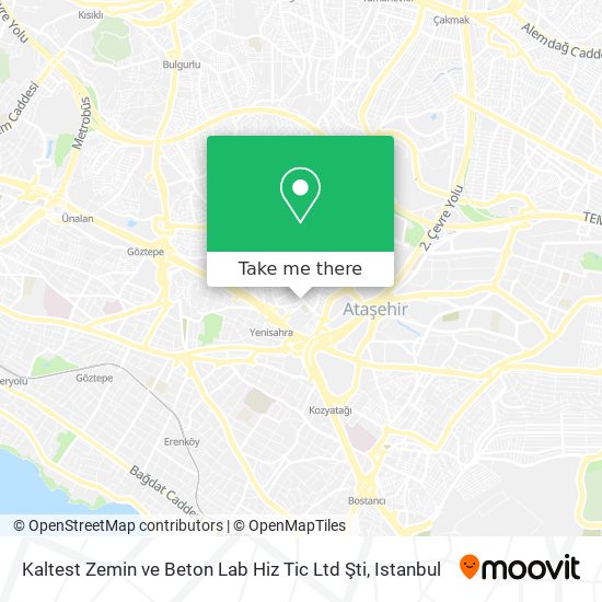 Kaltest Zemin ve Beton Lab Hiz Tic Ltd Şti map