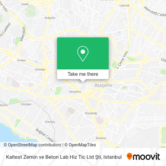 Kaltest Zemin ve Beton Lab Hiz Tic Ltd Şti map