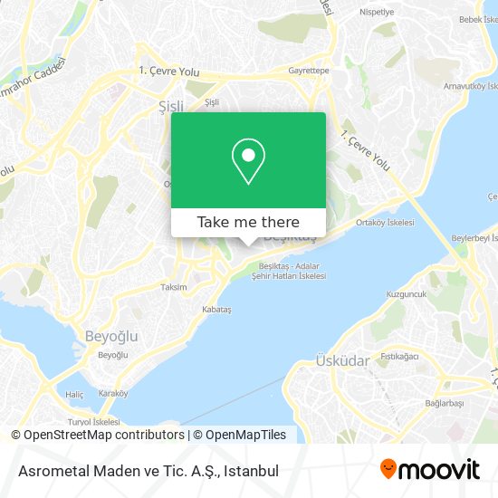 Asrometal Maden ve Tic. A.Ş. map