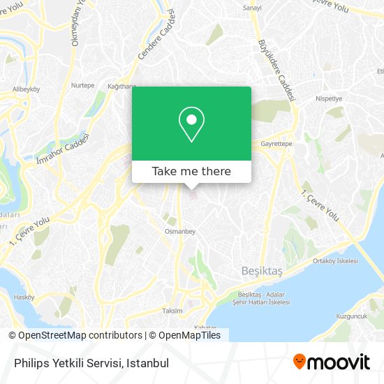 Philips Yetkili Servisi map