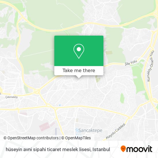 hüseyin avni sipahi ticaret meslek lisesi map