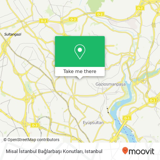 Misal İstanbul Bağlarbaşı Konutları map