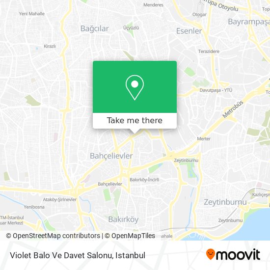 Violet Balo Ve Davet Salonu map