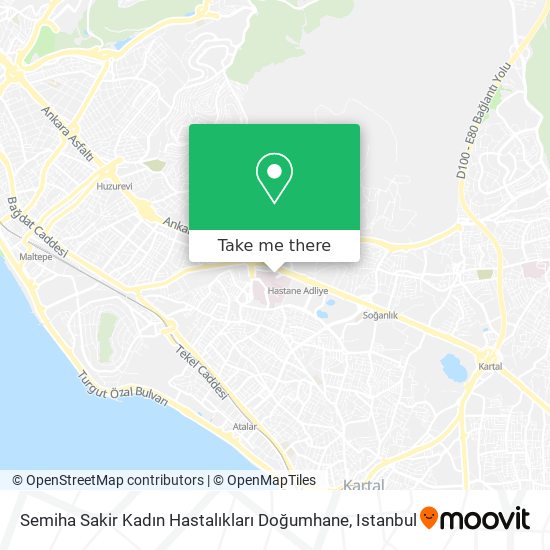 Semiha Sakir Kadın Hastalıkları Doğumhane map