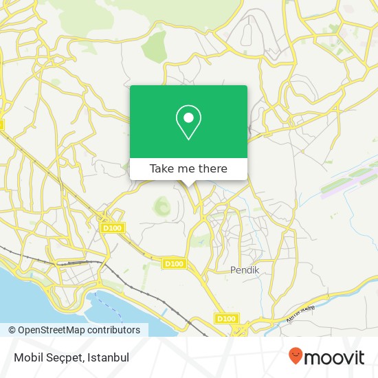 Mobil Seçpet map