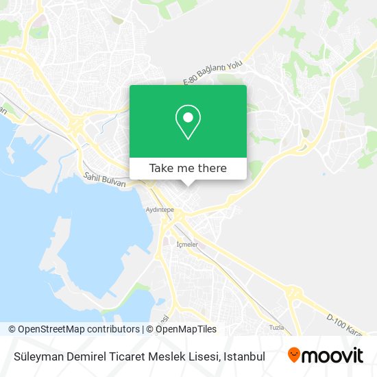 Süleyman Demirel Ticaret Meslek Lisesi map