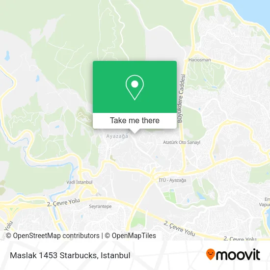Maslak 1453 Starbucks map