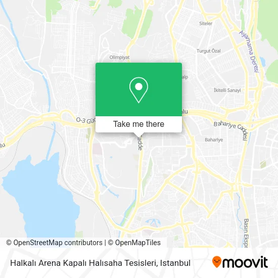 Halkalı Arena Kapalı Halısaha Tesisleri map