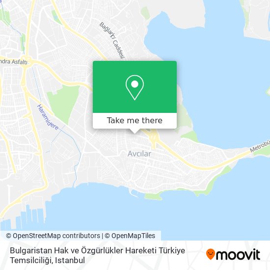 Bulgaristan Hak ve Özgürlükler Hareketi Türkiye Temsilciliği map
