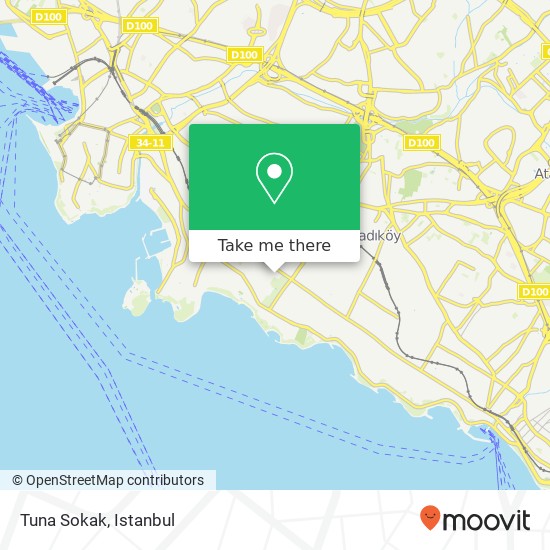Tuna Sokak map