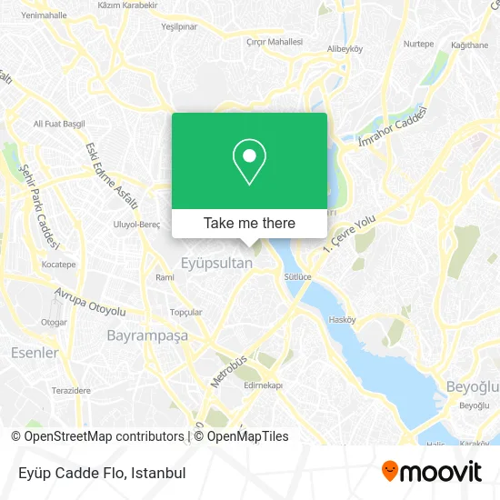 Eyüp Cadde Flo map