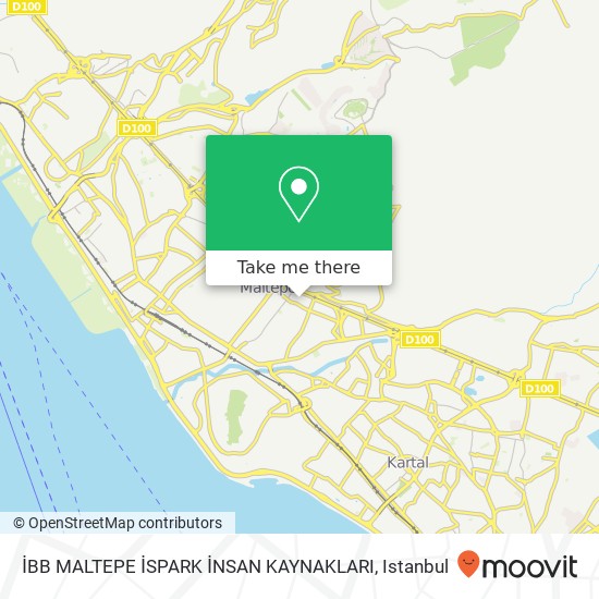 İBB MALTEPE İSPARK İNSAN KAYNAKLARI map