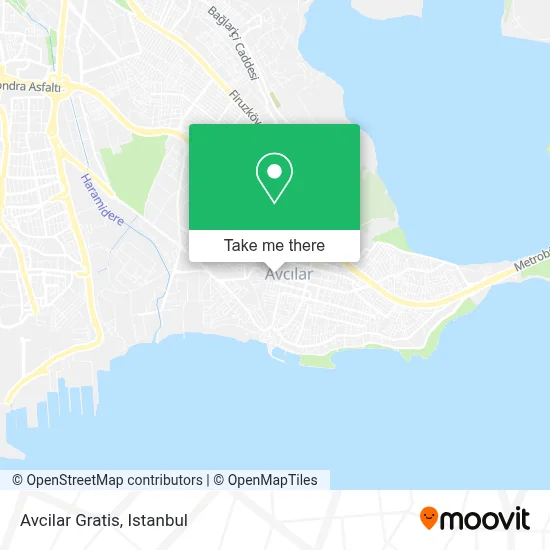 Avcilar Gratis map