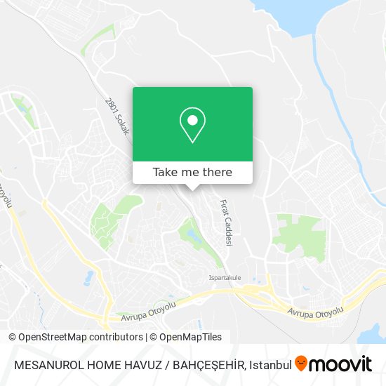 MESANUROL HOME HAVUZ / BAHÇEŞEHİR map