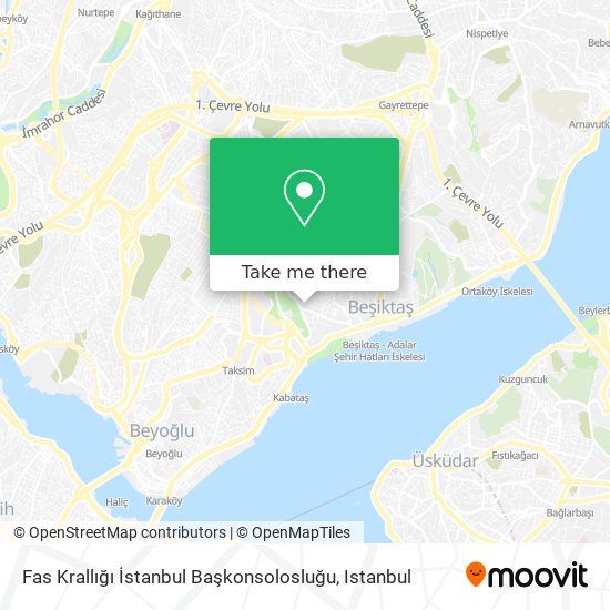 Fas Krallığı İstanbul Başkonsolosluğu map