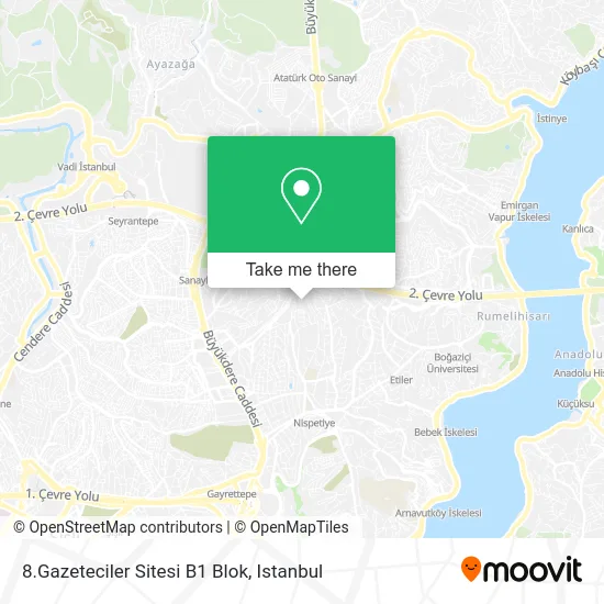 8.Gazeteciler Sitesi B1 Blok map