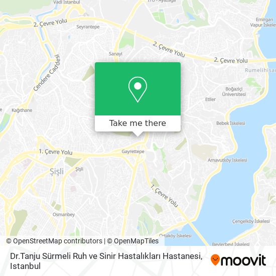 Dr.Tanju Sürmeli Ruh ve Sinir Hastalıkları Hastanesi map