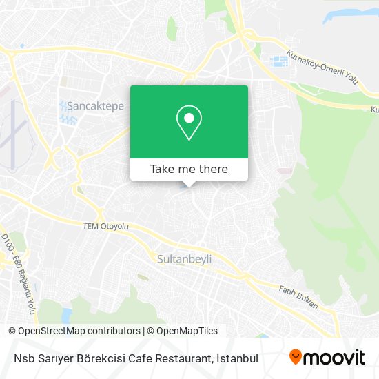 Nsb Sarıyer Börekcisi Cafe Restaurant map