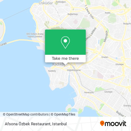 Afsona Özbek Restaurant map