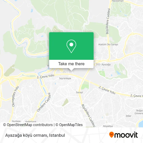 Ayazağa köyü ormanı map
