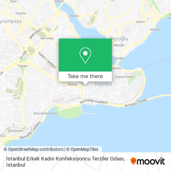 Istanbul Erkek Kadın Konfeksiyoncu Terziler Odası map