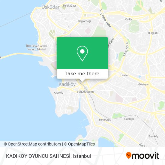 KADIKOY OYUNCU SAHNESİ map