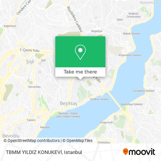 TBMM YILDIZ KONUKEVİ map