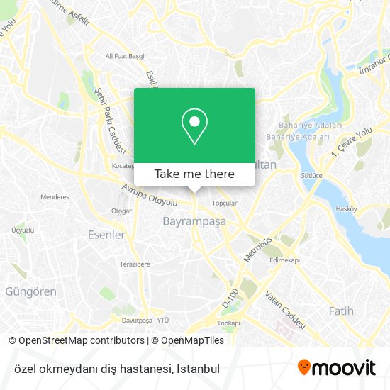 özel okmeydanı diş hastanesi map