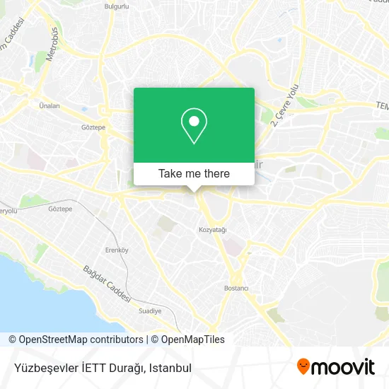 Yüzbeşevler İETT Durağı map