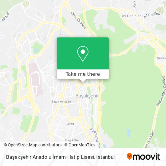 Başakşehir Anadolu İmam-Hatip Lisesi map