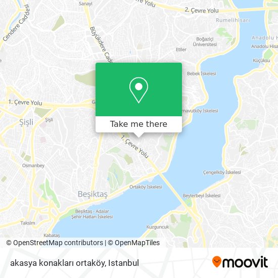 akasya konakları ortaköy map