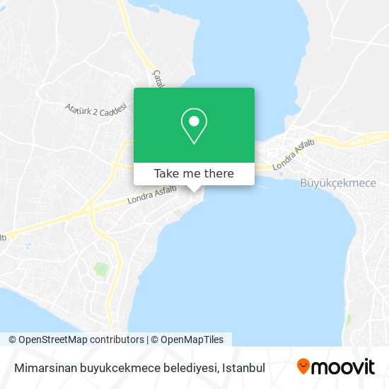 Mimarsinan buyukcekmece belediyesi map