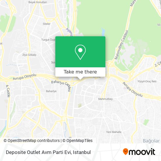 Deposite Outlet Avm Parti Evi map