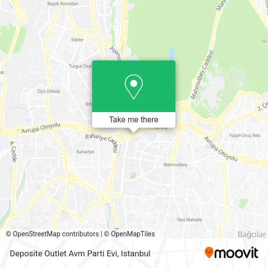 Deposite Outlet Avm Parti Evi map