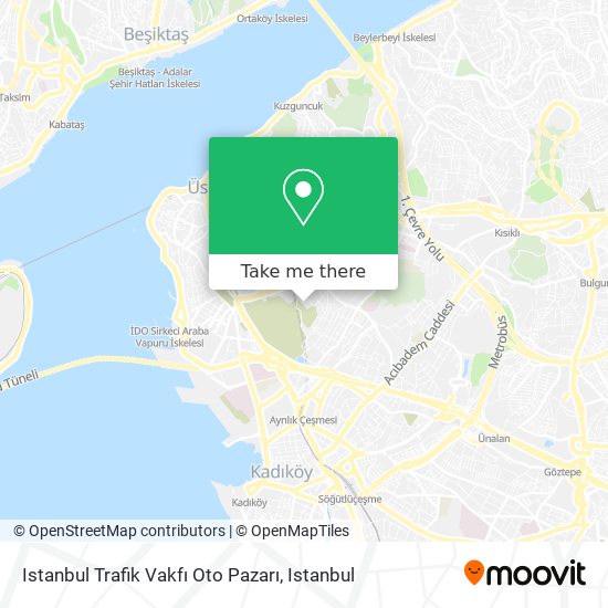 Istanbul Trafik Vakfı Oto Pazarı map